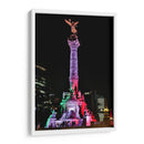 Angel de la Independencia iluminado | Cuadro decorativo de Canvas Lab