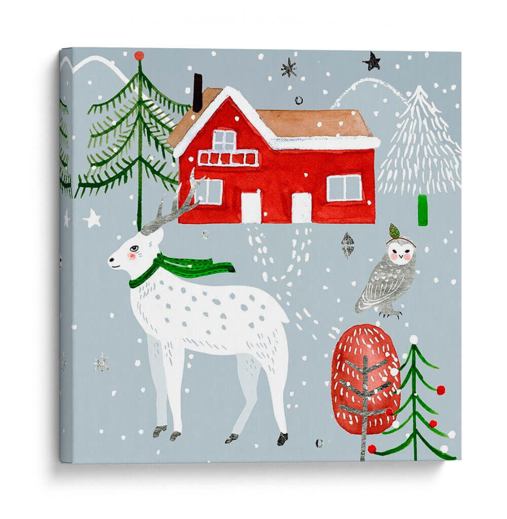 Estrellas Y Copos De Nieve Ii - Melissa Wang | Cuadro decorativo de Canvas Lab