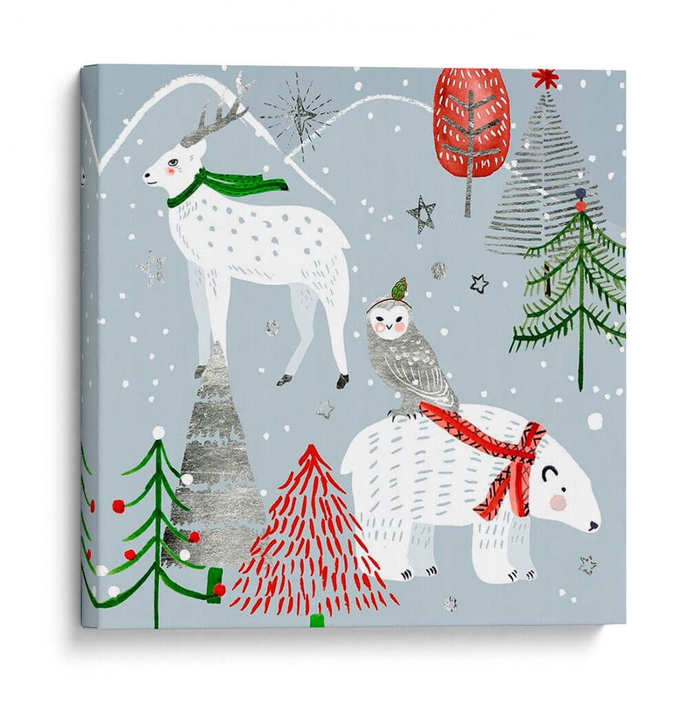 Estrellas Y Copos De Nieve Iii - Melissa Wang | Cuadro decorativo de Canvas Lab