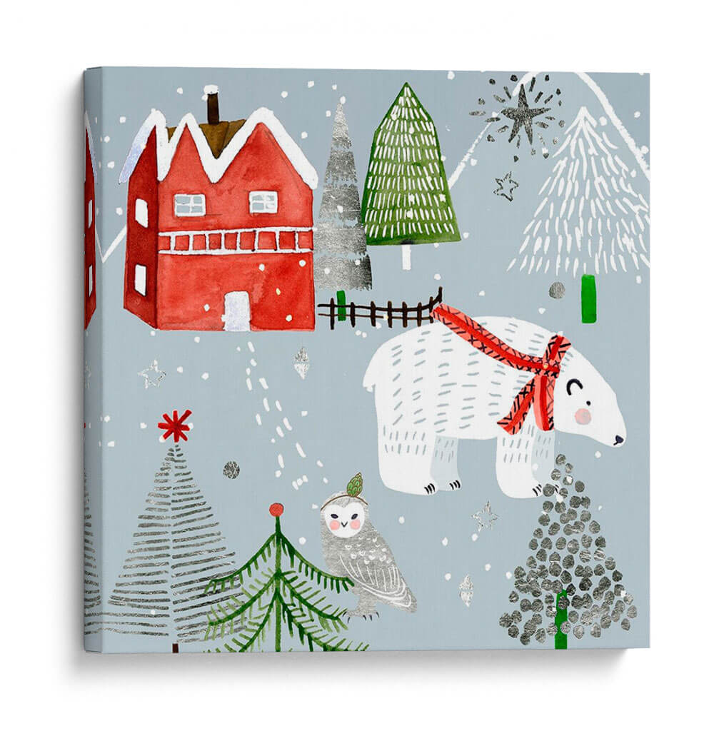 Estrellas Y Copos De Nieve Iv - Melissa Wang | Cuadro decorativo de Canvas Lab