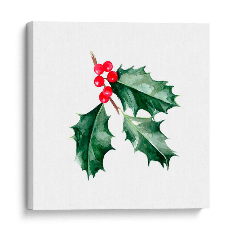 Navidad Holly I - Emma Scarvey | Cuadro decorativo de Canvas Lab