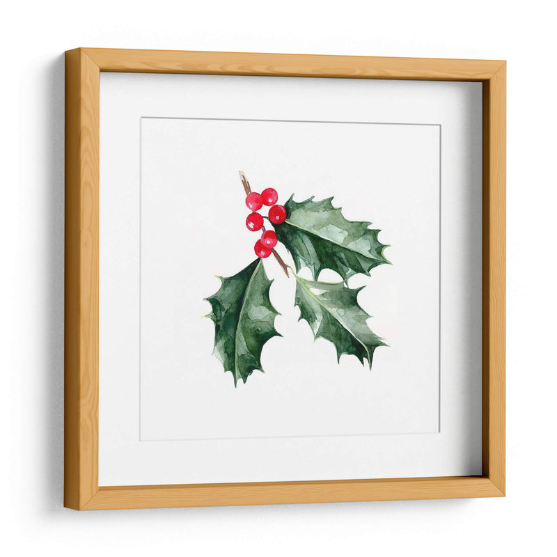 Navidad Holly I - Emma Scarvey | Cuadro decorativo de Canvas Lab