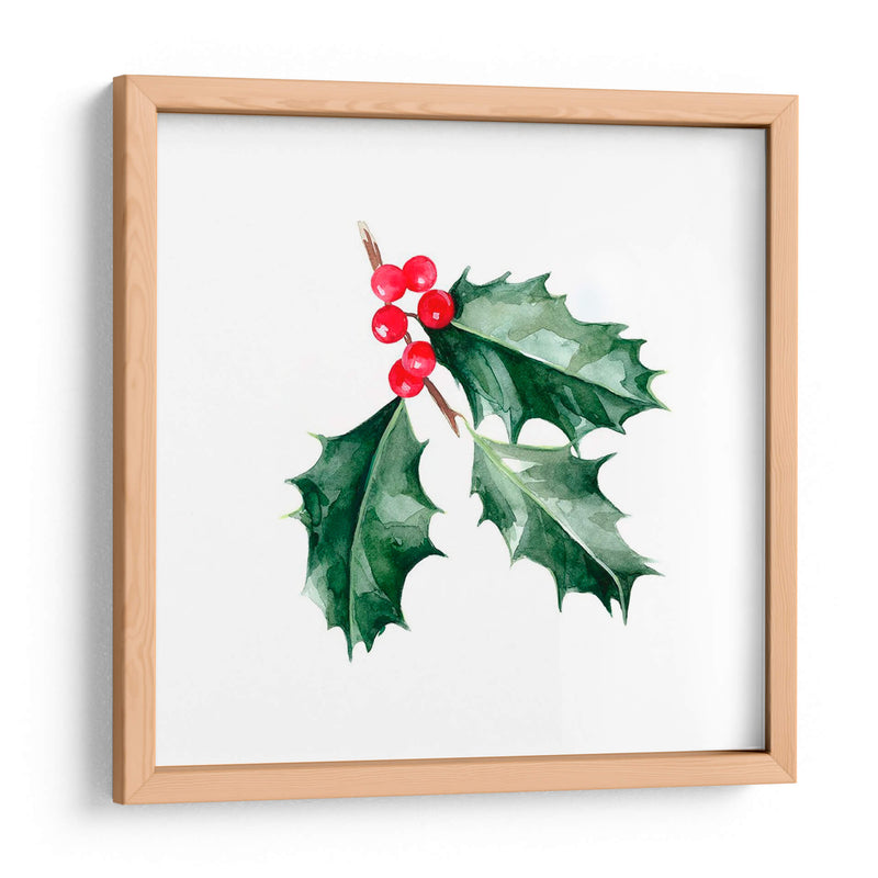 Navidad Holly I - Emma Scarvey | Cuadro decorativo de Canvas Lab