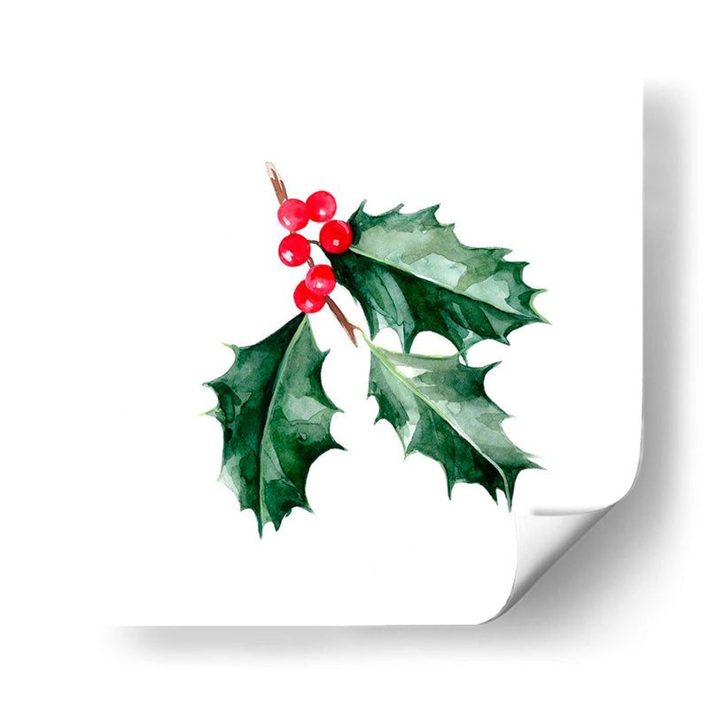 Navidad Holly I - Emma Scarvey | Cuadro decorativo de Canvas Lab