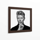David Bowie shhh | Cuadro decorativo de Canvas Lab
