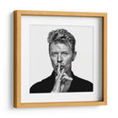 David Bowie shhh | Cuadro decorativo de Canvas Lab