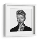 David Bowie shhh | Cuadro decorativo de Canvas Lab