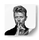David Bowie shhh | Cuadro decorativo de Canvas Lab