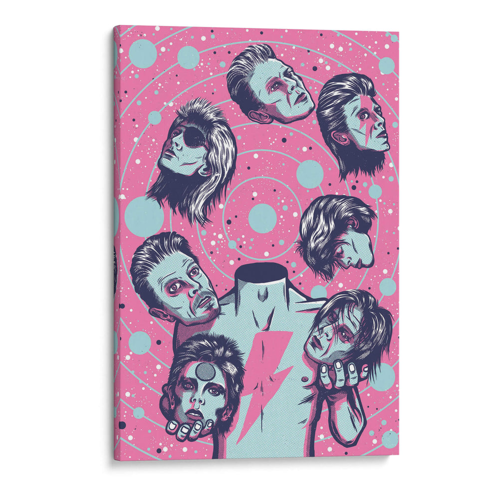 Las caras de Bowie | Cuadro decorativo de Canvas Lab