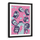 Las caras de Bowie | Cuadro decorativo de Canvas Lab