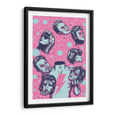 Las caras de Bowie | Cuadro decorativo de Canvas Lab