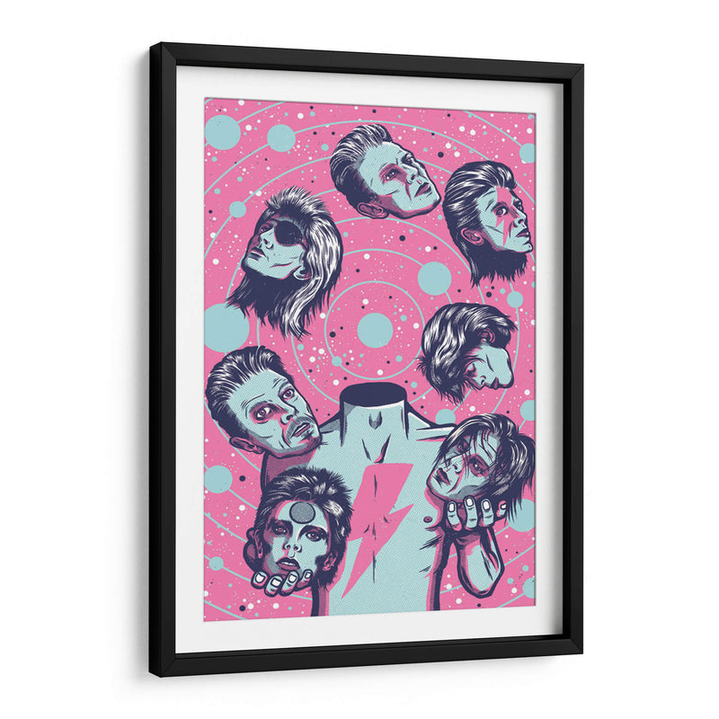 Las caras de Bowie | Cuadro decorativo de Canvas Lab