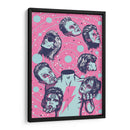 Las caras de Bowie | Cuadro decorativo de Canvas Lab