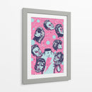 Las caras de Bowie | Cuadro decorativo de Canvas Lab