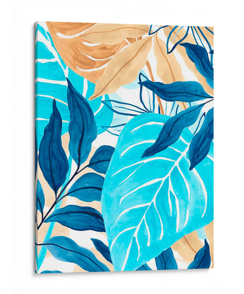Jungla Azul Iv - June Erica Vess | Cuadro decorativo de Canvas Lab