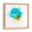 Floreciendo Cian I - Jennifer Goldberger | Cuadro decorativo de Canvas Lab