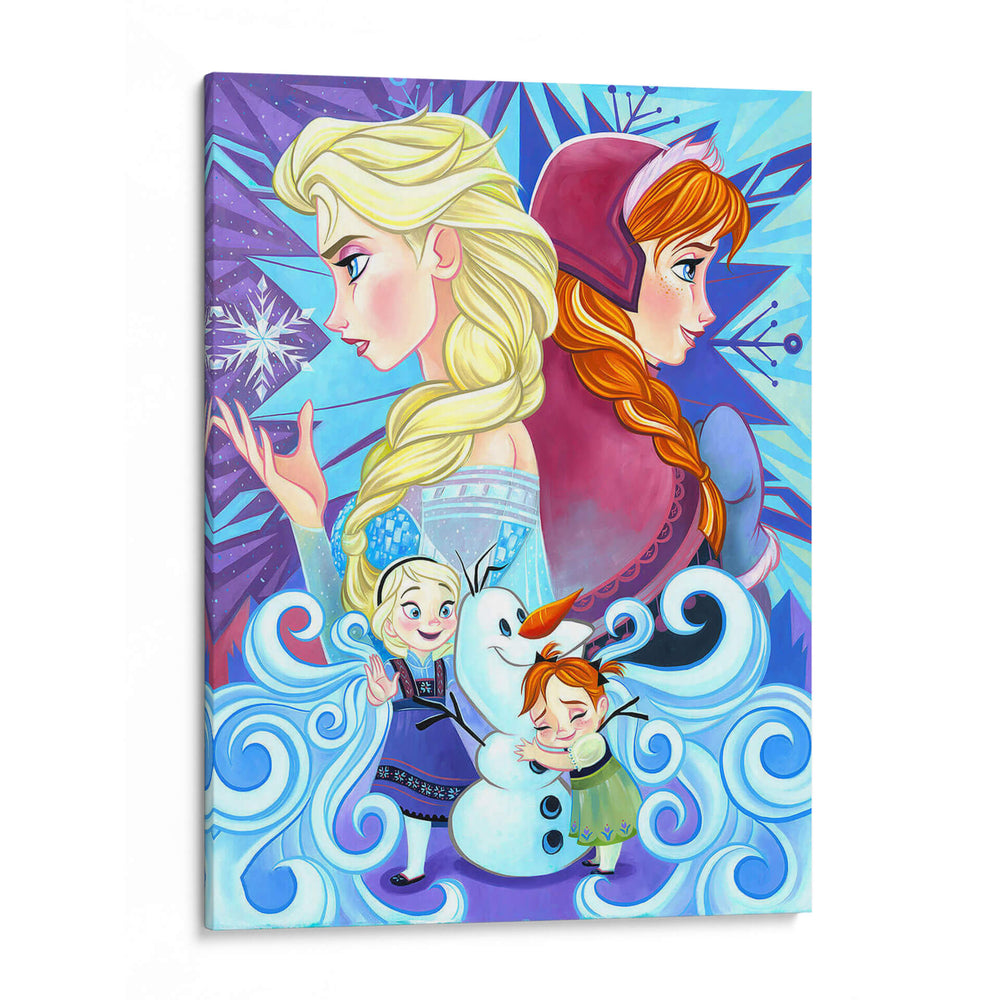 Hermanas Frozen | Cuadro decorativo de Canvas Lab