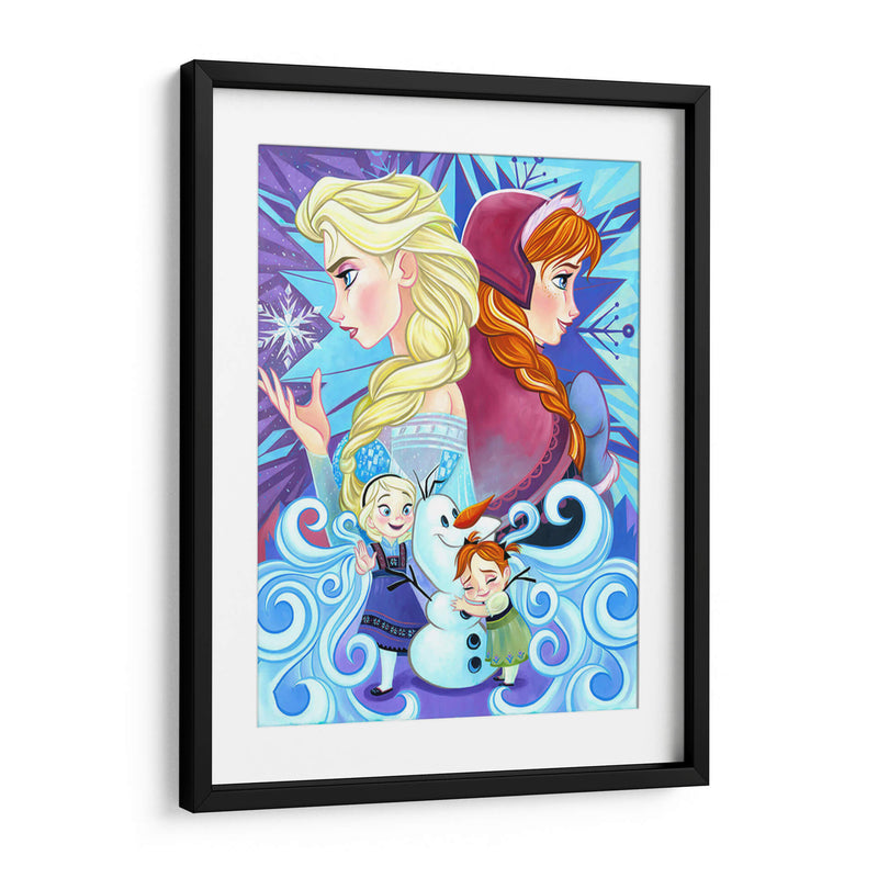 Hermanas Frozen | Cuadro decorativo de Canvas Lab