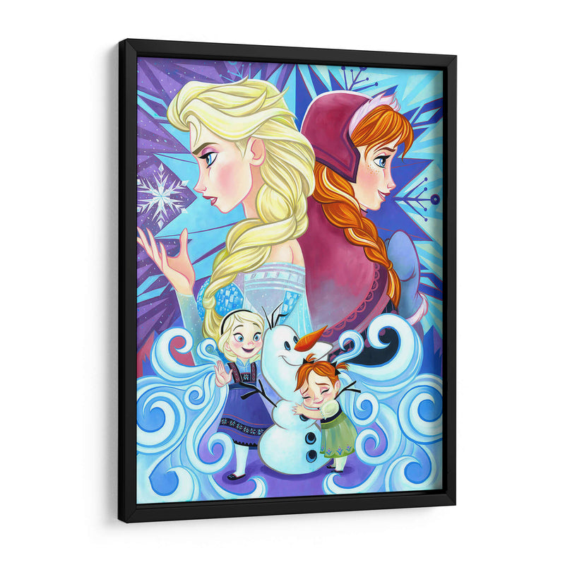 Hermanas Frozen | Cuadro decorativo de Canvas Lab