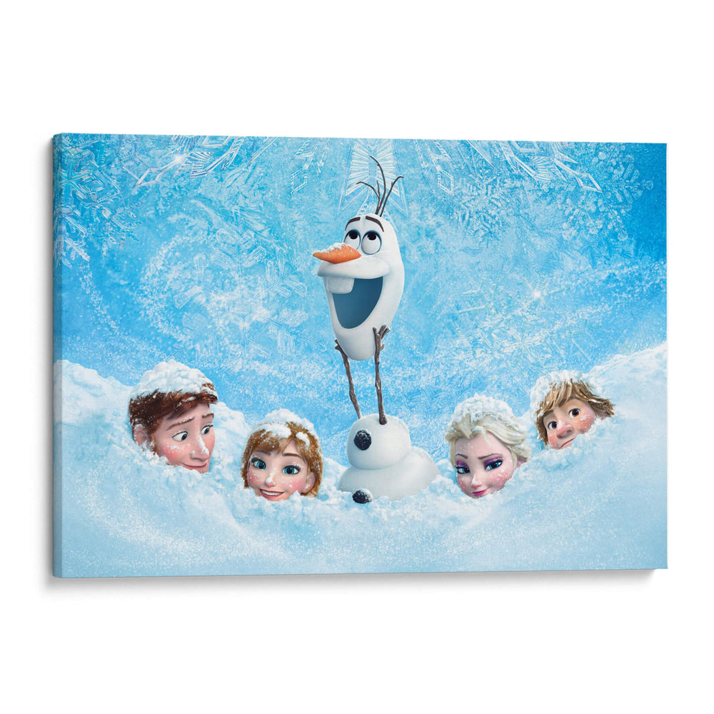 Personajes de Frozen en la nieve | Cuadro decorativo de Canvas Lab