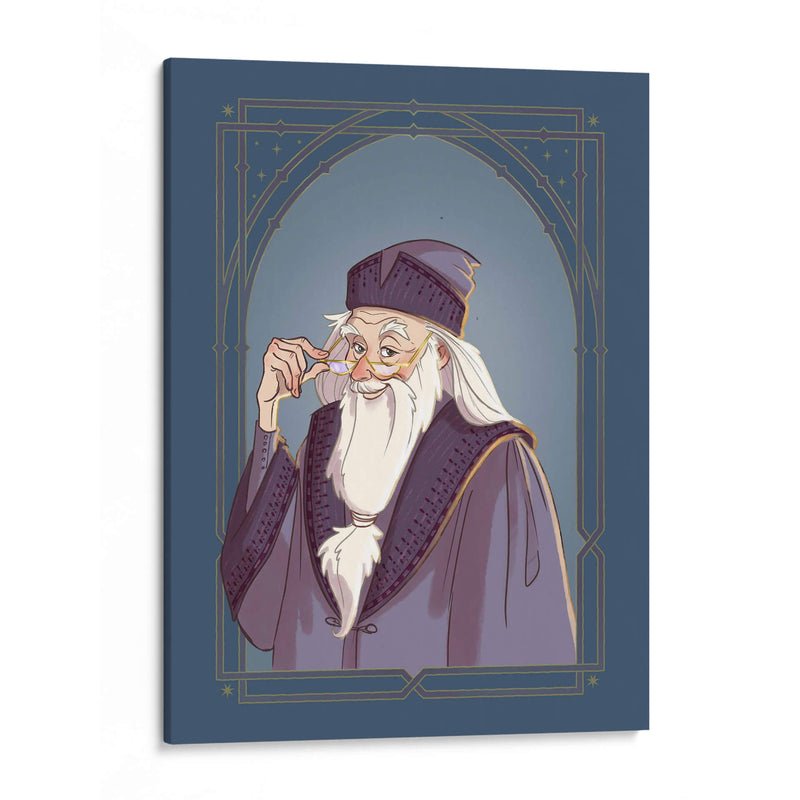 Ilustración de Dumbledore | Cuadro decorativo de Canvas Lab
