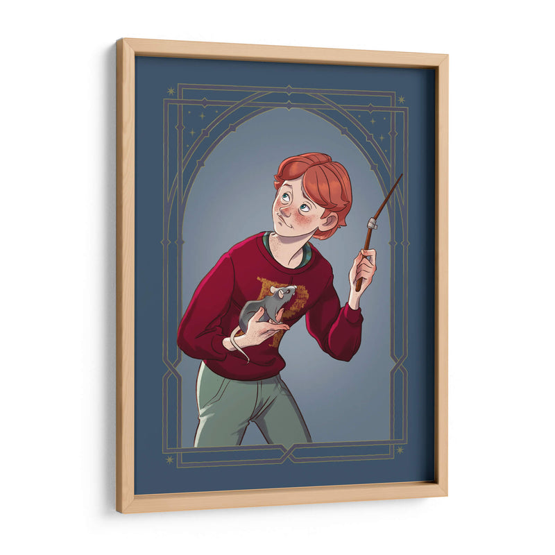 Ilustración de Ron Weasley | Cuadro decorativo de Canvas Lab