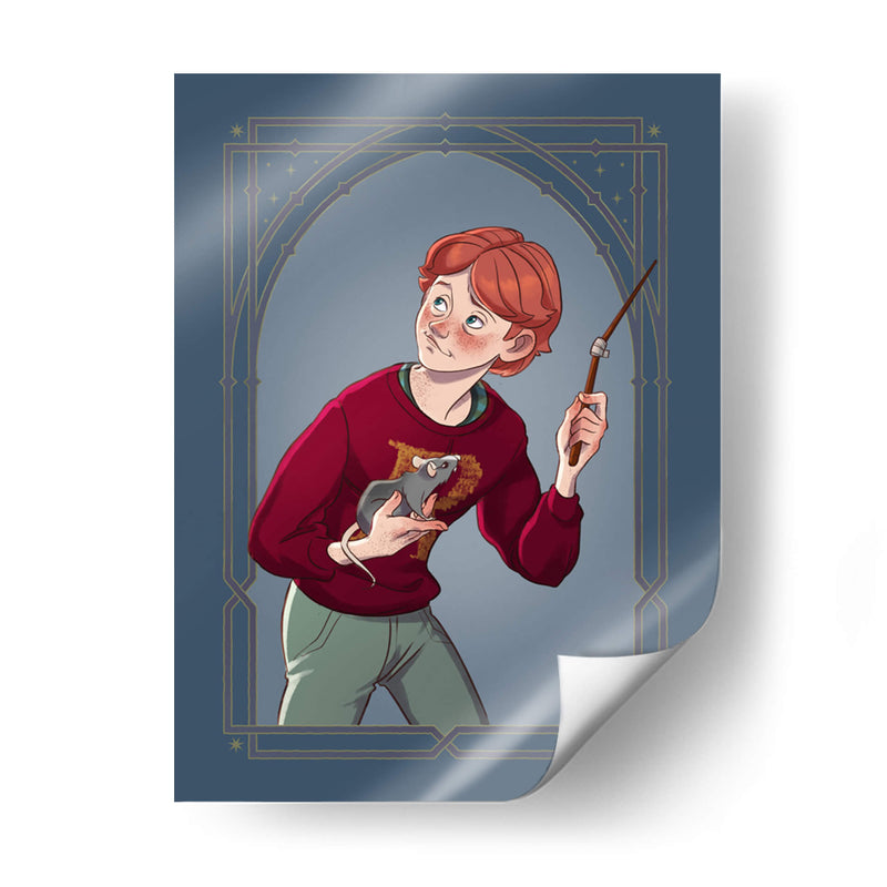 Ilustración de Ron Weasley | Cuadro decorativo de Canvas Lab