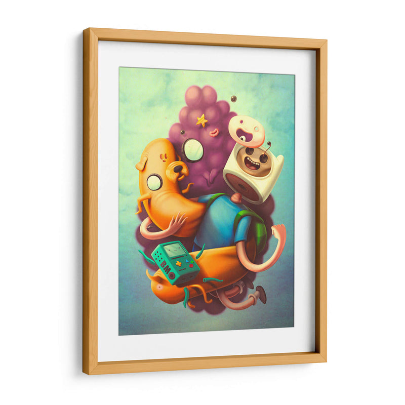 Deconstrucción Adventure Time | Cuadro decorativo de Canvas Lab