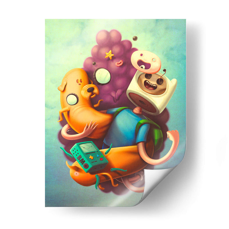 Deconstrucción Adventure Time | Cuadro decorativo de Canvas Lab