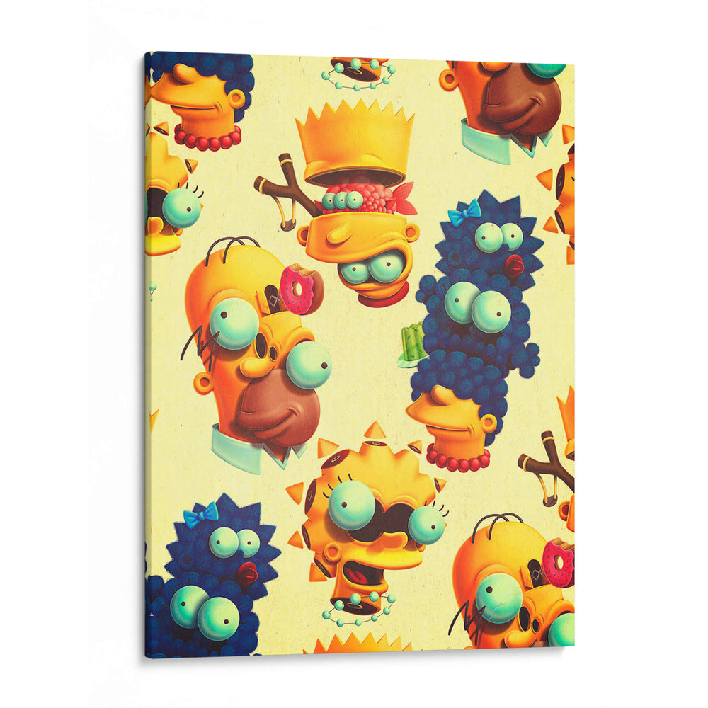 Deconstrucción Los Simpsons | Cuadro decorativo de Canvas Lab