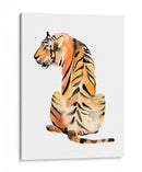 Sentado Tigre Ii - Jennifer Goldberger | Cuadro decorativo de Canvas Lab