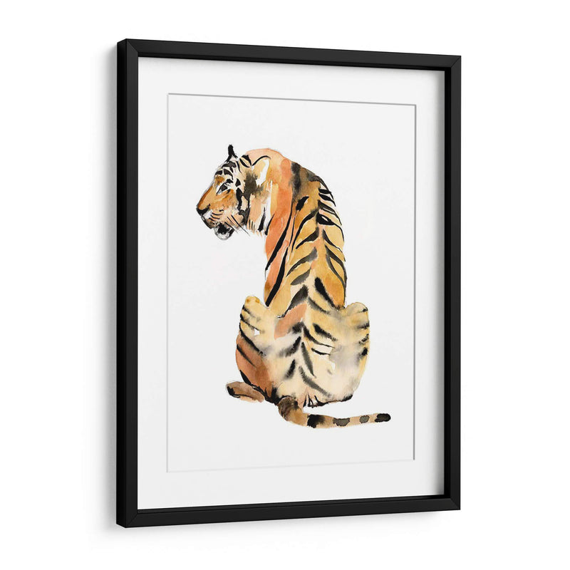 Sentado Tigre Ii - Jennifer Goldberger | Cuadro decorativo de Canvas Lab