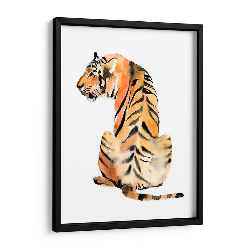 Sentado Tigre Ii - Jennifer Goldberger | Cuadro decorativo de Canvas Lab