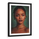 Ilustración de Rihanna | Cuadro decorativo de Canvas Lab