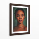 Ilustración de Rihanna | Cuadro decorativo de Canvas Lab