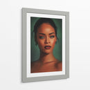 Ilustración de Rihanna | Cuadro decorativo de Canvas Lab