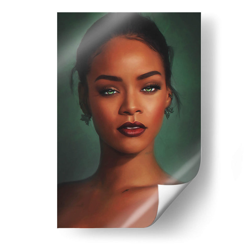 Ilustración de Rihanna | Cuadro decorativo de Canvas Lab