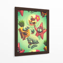 Locura Bob Esponja | Cuadro decorativo de Canvas Lab