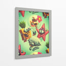 Locura Bob Esponja | Cuadro decorativo de Canvas Lab