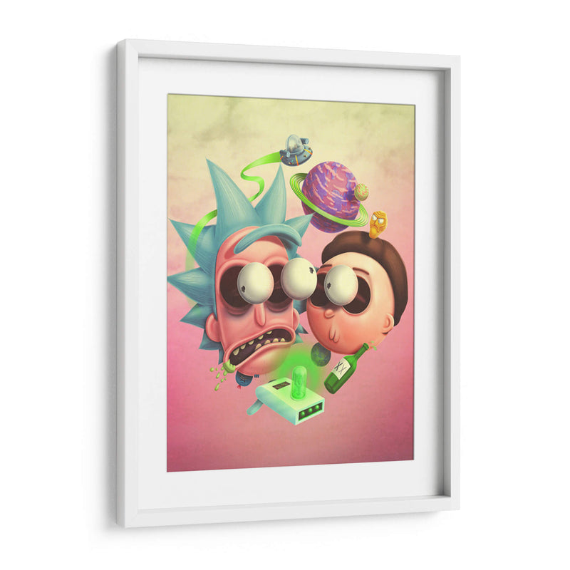 Locura Rick and Morty | Cuadro decorativo de Canvas Lab