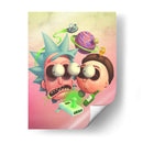 Locura Rick and Morty | Cuadro decorativo de Canvas Lab