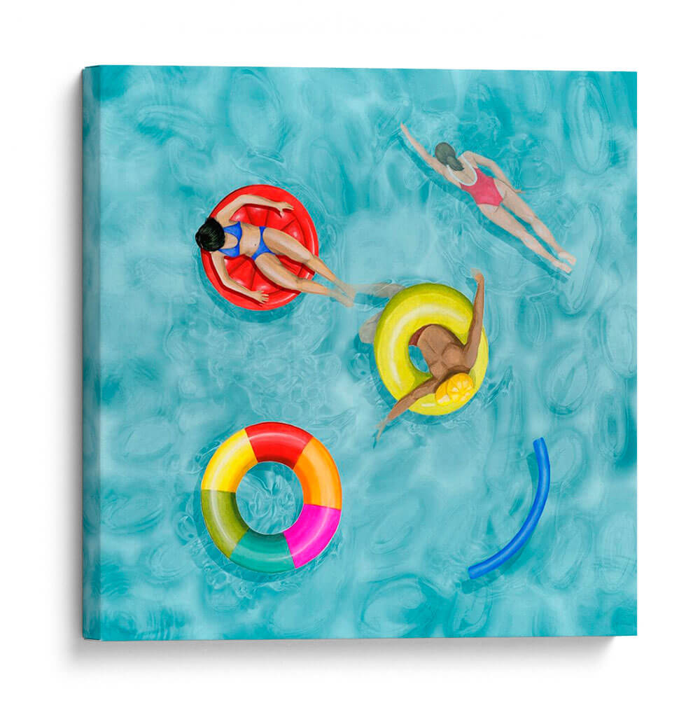 Junto A La Piscina Ii - Grace Popp | Cuadro decorativo de Canvas Lab