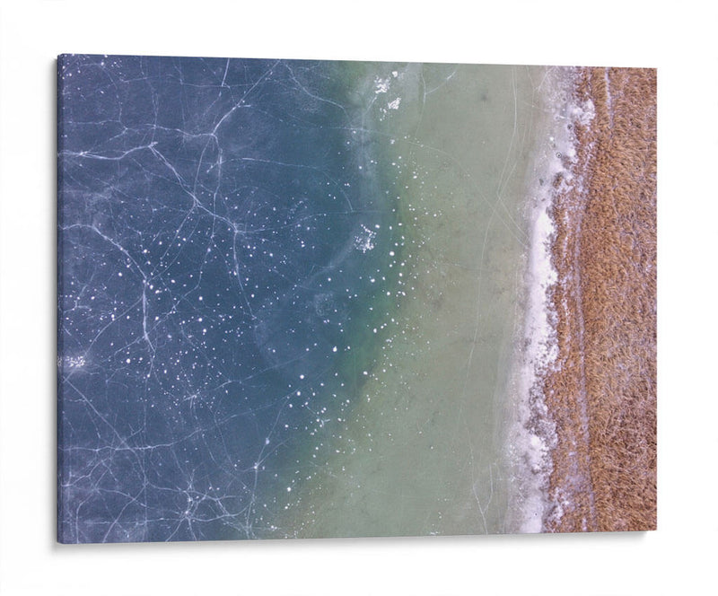 Lago congelado desde arriba | Cuadro decorativo de Canvas Lab
