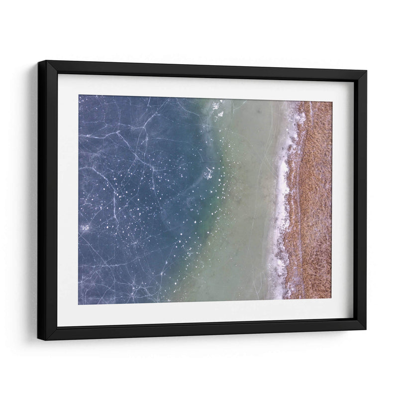 Lago congelado desde arriba | Cuadro decorativo de Canvas Lab