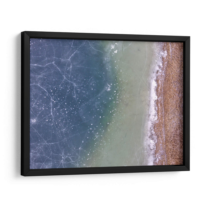 Lago congelado desde arriba | Cuadro decorativo de Canvas Lab