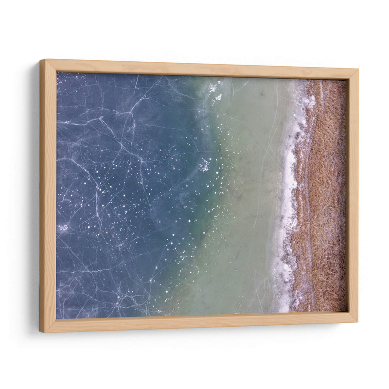 Lago congelado desde arriba | Cuadro decorativo de Canvas Lab