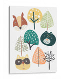 Caras Del Bosque Ii - June Erica Vess | Cuadro decorativo de Canvas Lab