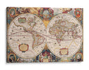 Cartografía del mundo viejo | Cuadro decorativo de Canvas Lab
