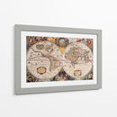 Cartografía del mundo viejo | Cuadro decorativo de Canvas Lab