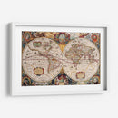 Cartografía del mundo viejo | Cuadro decorativo de Canvas Lab